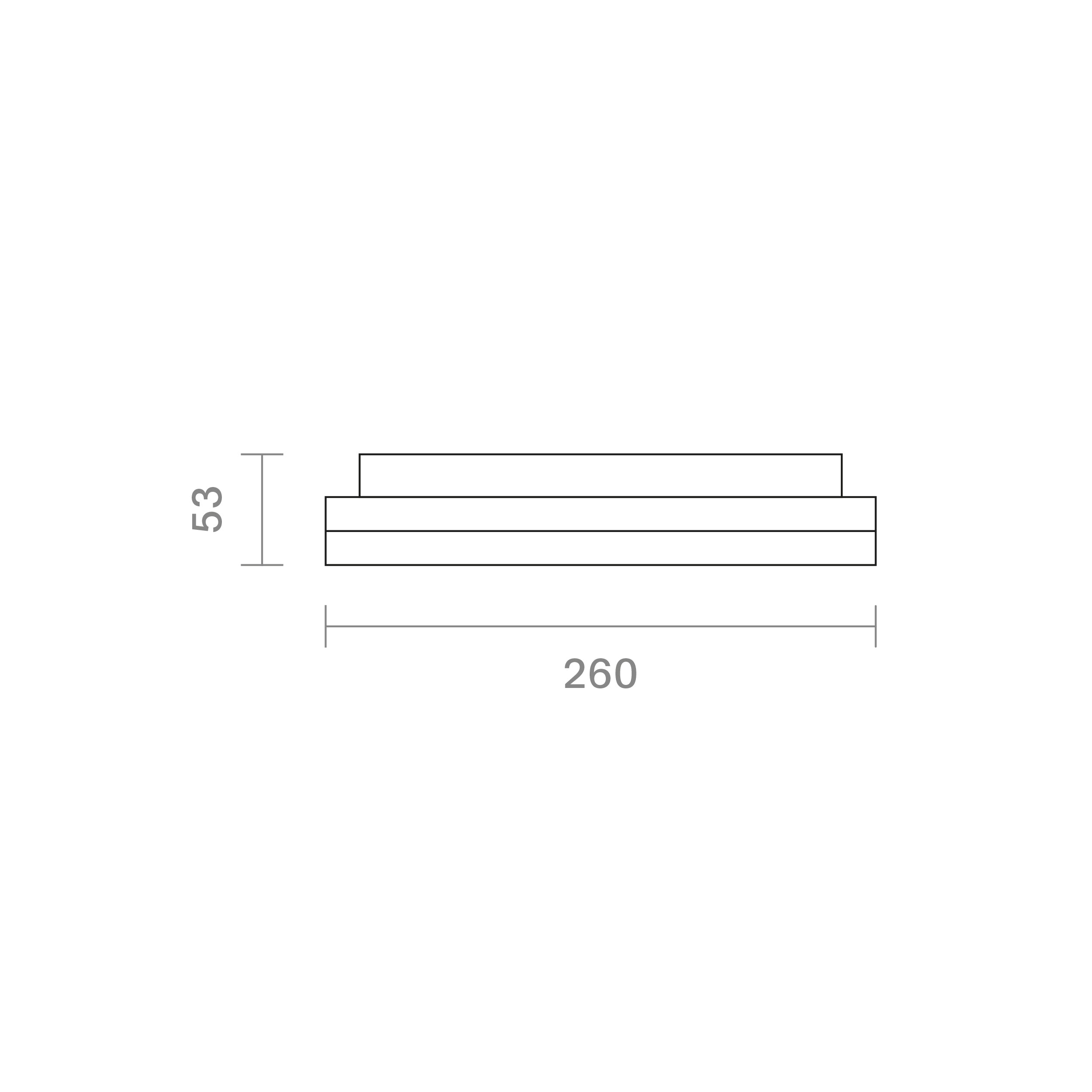 LED Aufbauleuchte – ORION Square