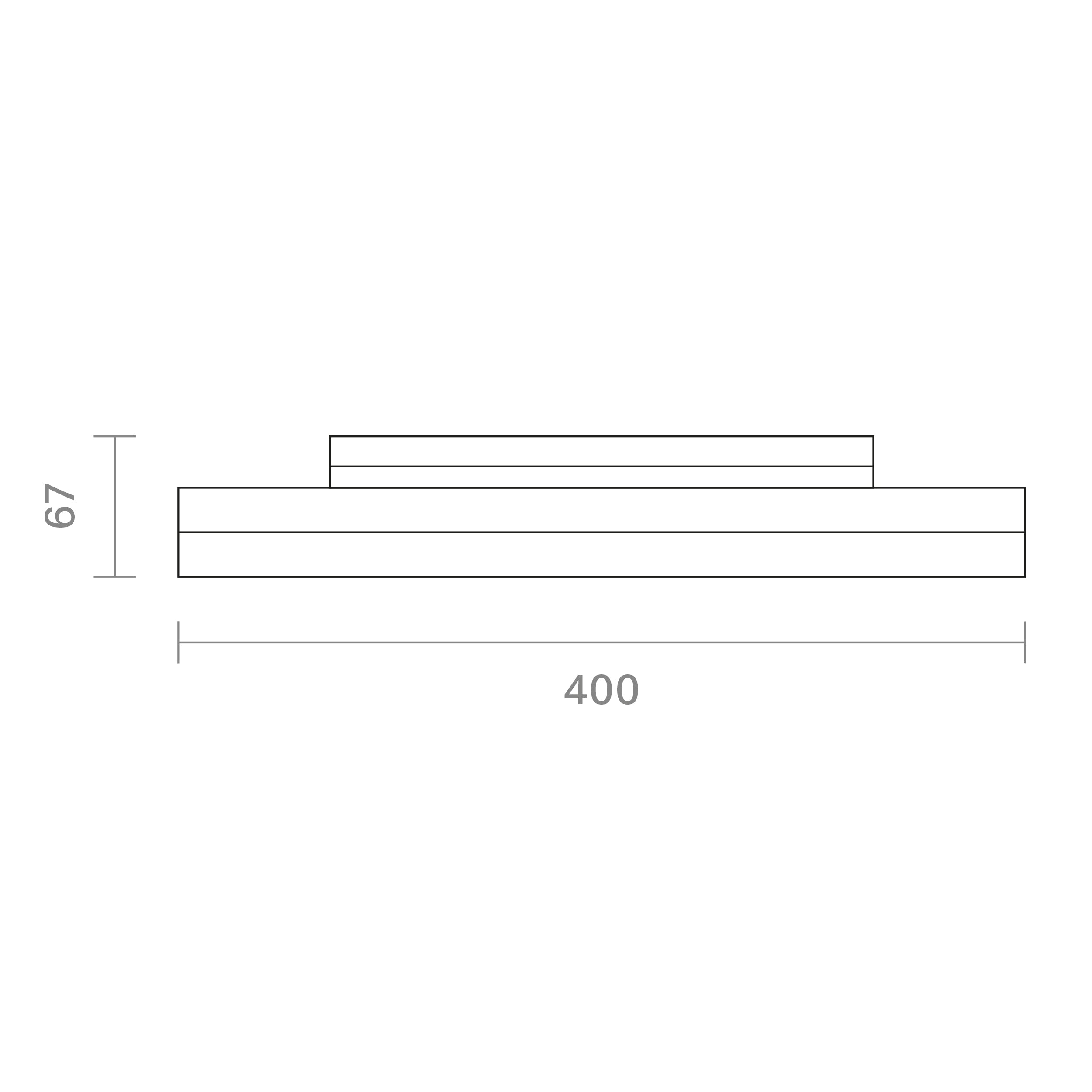 LED Aufbauleuchte – ORION Square