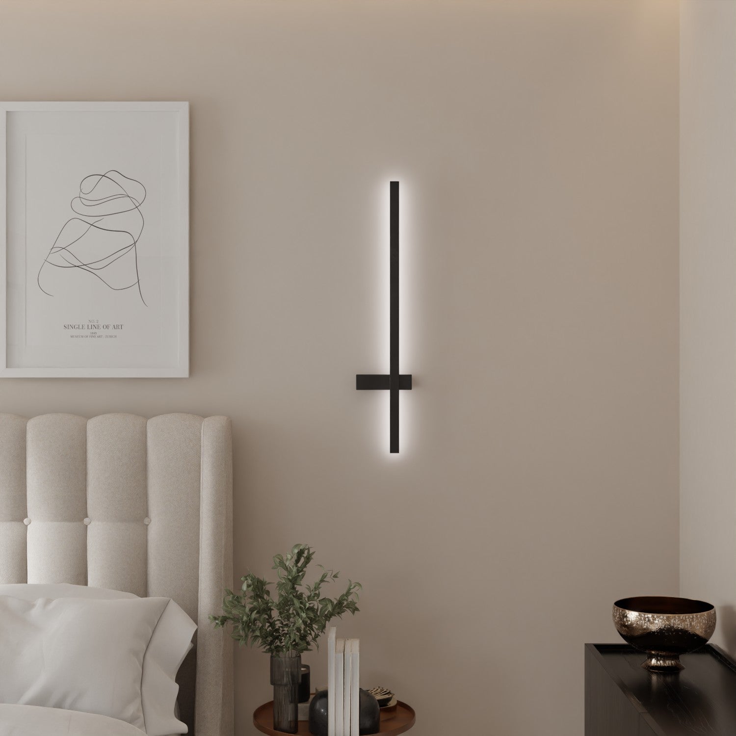 LED Wandleuchte linear – LINEA GLOW