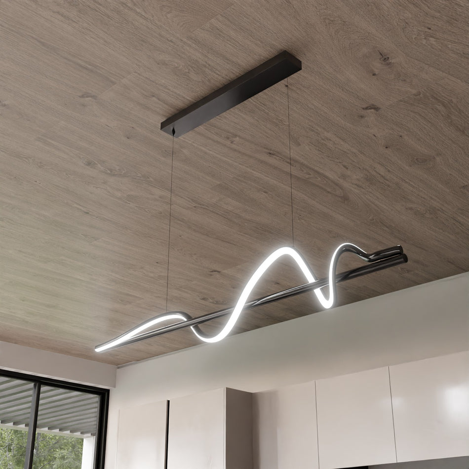 LED Pendelleuchte Wellenlinie – WAVELINE