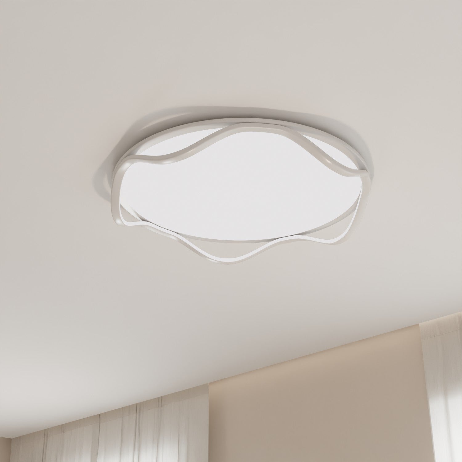 LED Deckenleuchte wellenförmig – LUMOWAVE