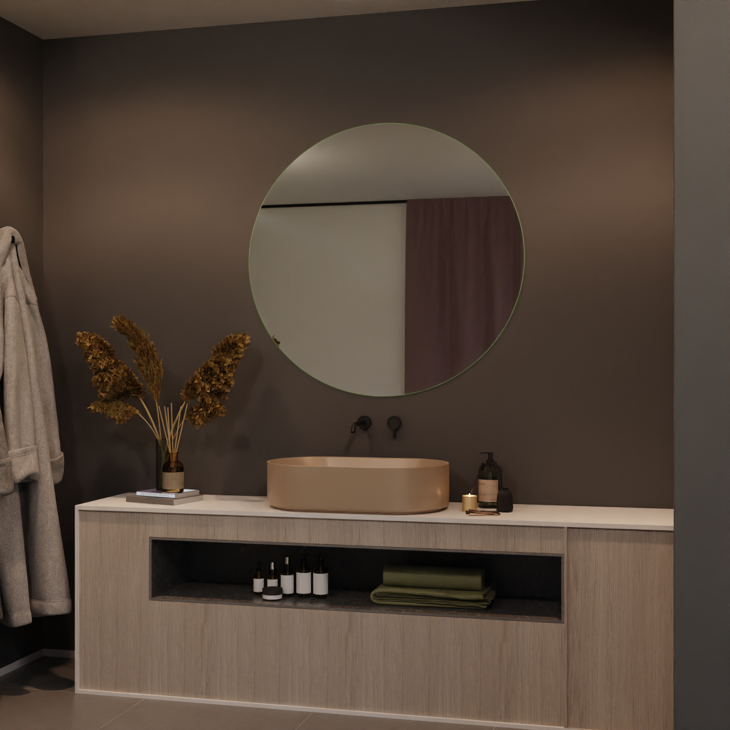 Runder Badspiegel - Navo