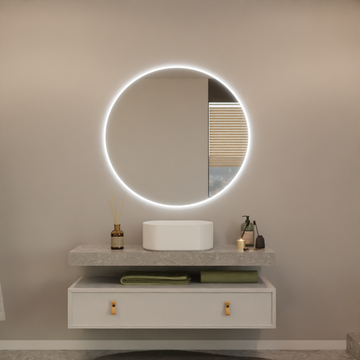 Runder LED Badspiegel - Lumo