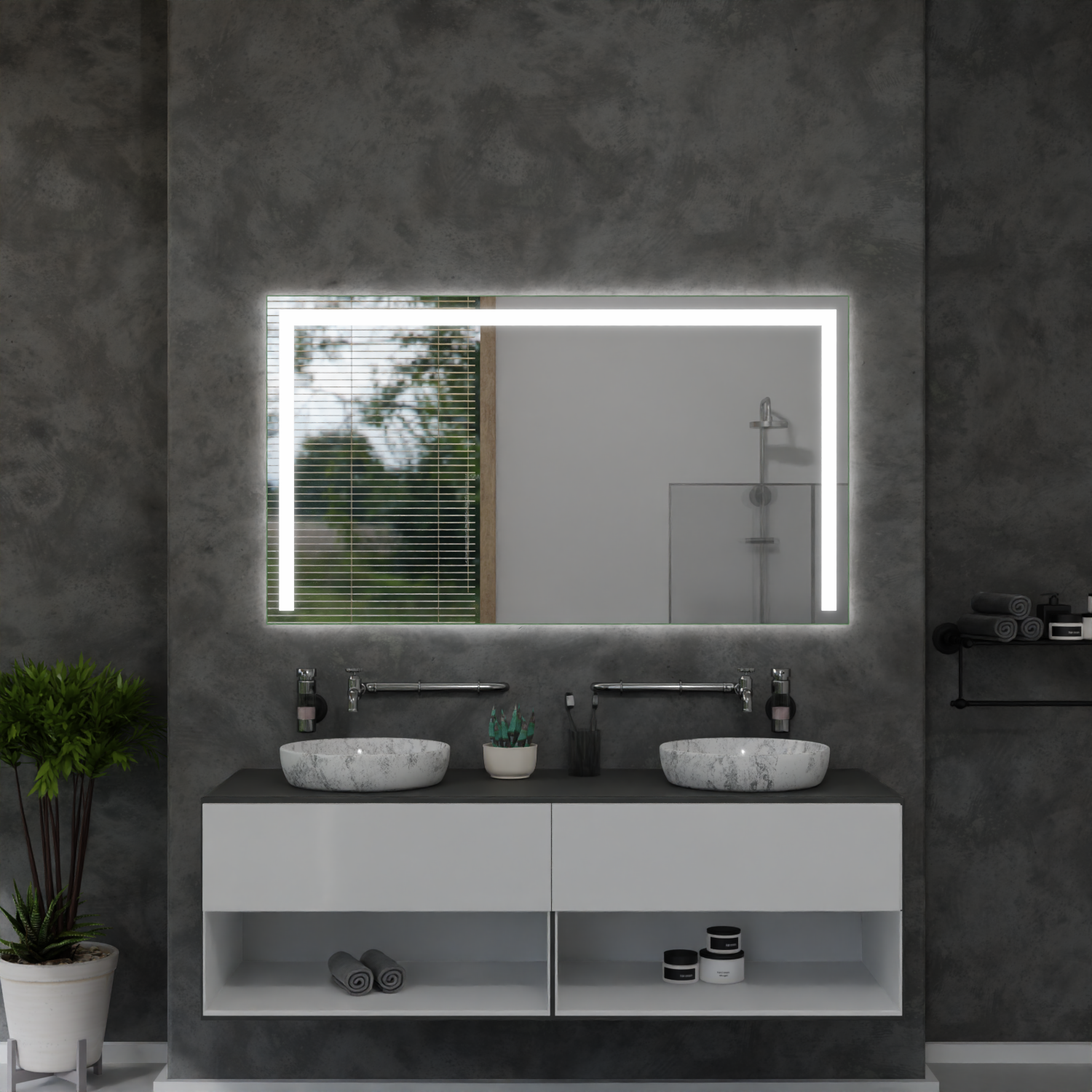 LED Badspiegel - Simba