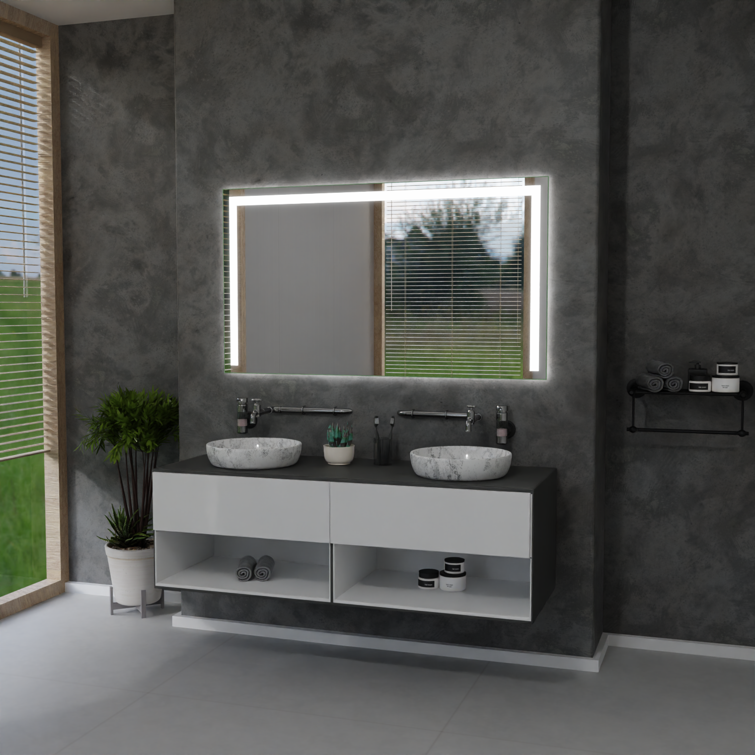 LED Badspiegel - Simba