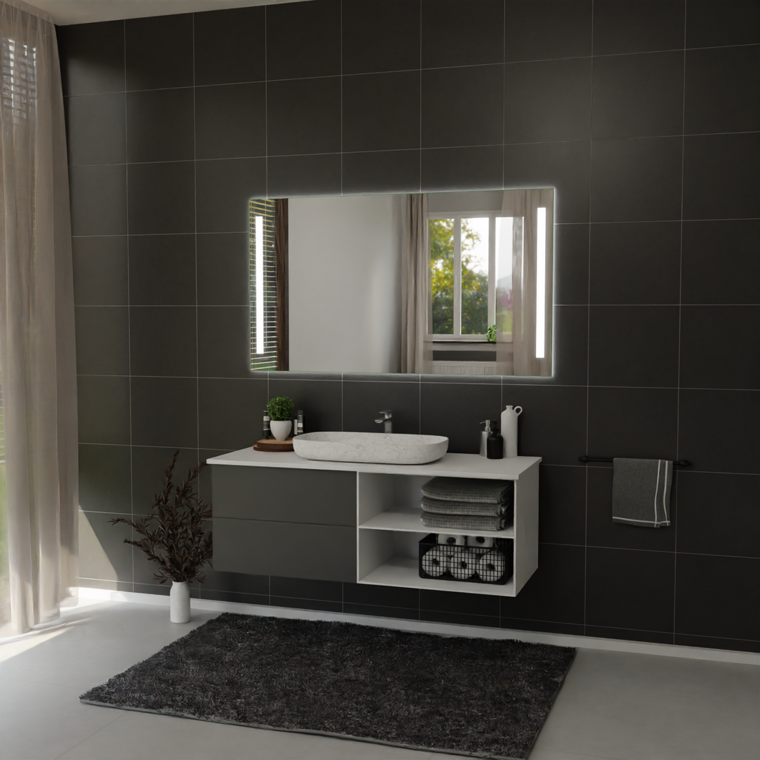 LED Badspiegel - Enso