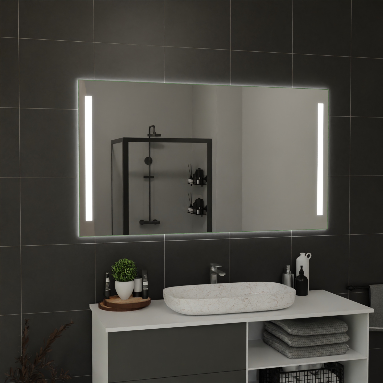 LED Badspiegel - Enso