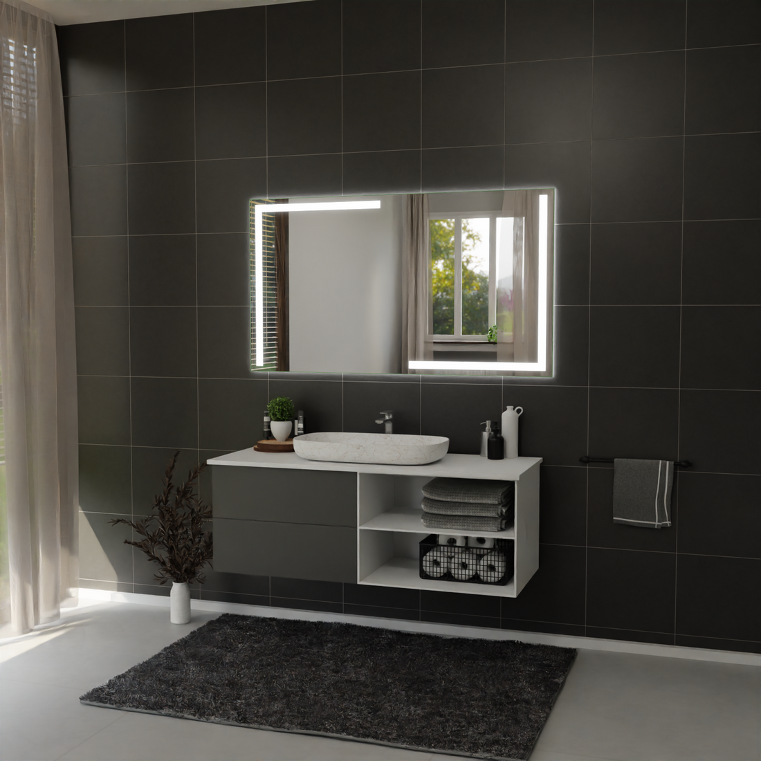 LED Badspiegel - Omi