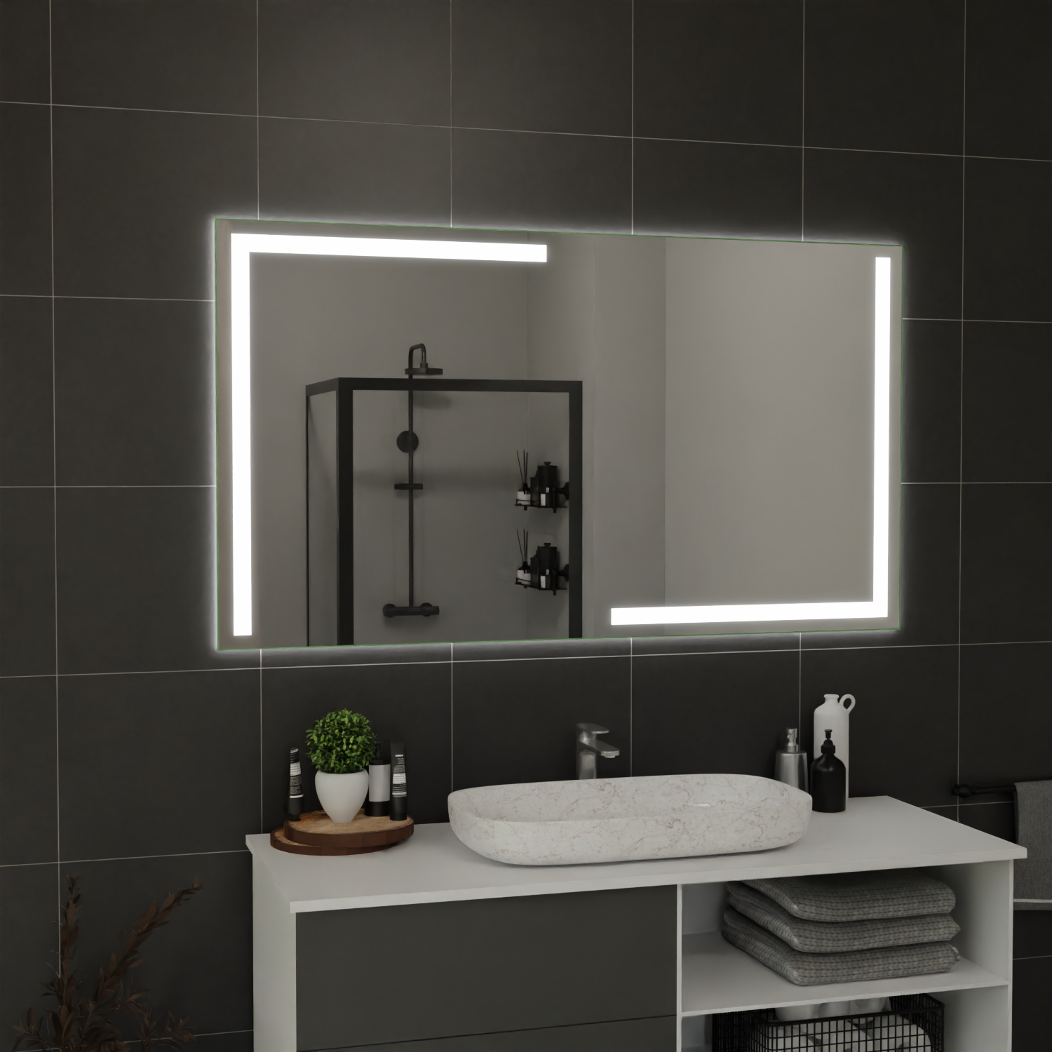 LED Badspiegel - Omi